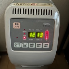 オイルヒーター　投稿日動作確認済　山善　M-1208　　の画像