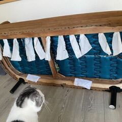 ￥100 LOWYA（ロウヤ）2人掛けソファ 藤沢市【引越しの為12/5〜12/10 引き取り可能な人】の画像