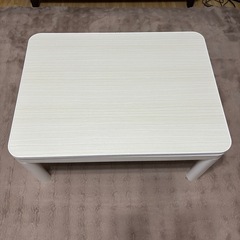 ニトリ こたつ 長方形　80×60　ホワイトの画像