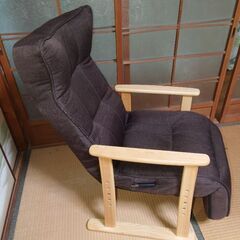 レバー式OT付高座椅子 ふうがの画像