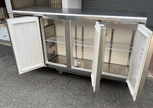【動確済み】2019年 ホシザキ 業務用台下冷蔵庫 RT-150MTCG 1500×450×800 225L 単相 100Vコールドテ