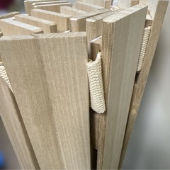 ニトリ購入品「丸めてしまえる 桐すのこベッドの画像