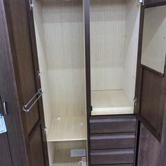 【ジャングルジャングル和歌山店】【Wa3272】ワードロープ ダークブラウン リユースショップ リサイクルショップ 中古家具 中古家電 中古自転車 古着 冷蔵庫の画像