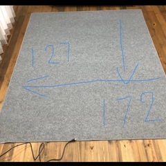 ホットカーペット　WHC-154 GRAYの画像