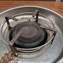 ストーブ　レトロ　キャンプ　暖房器具の画像