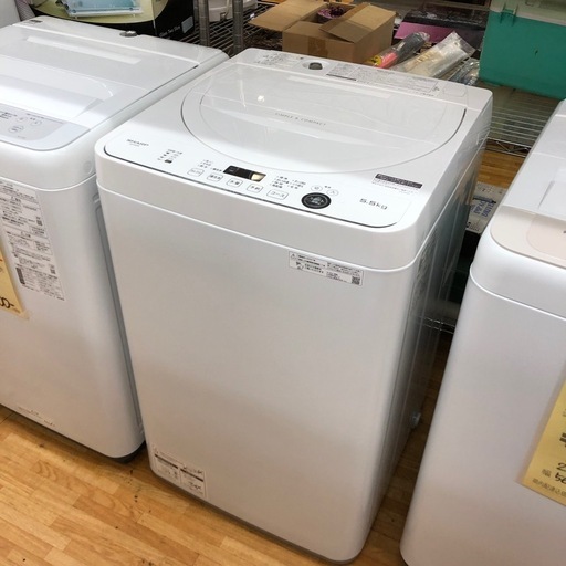 SHARP 洗濯機  5.5kg 21年製