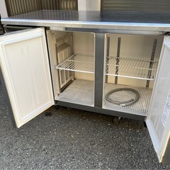 【動確済み】2019年 ホシザキ 業務用 台下冷凍庫 FT-120MNCG 1200×600×800 243L 単相 100Vコールドテーブル テーブル形冷凍庫 大阪の画像