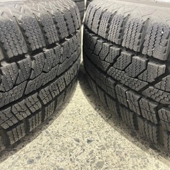 165/70R14 21年製バリ溝 スタッドレス ホイールセット の画像