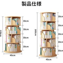 回転絵本棚の画像