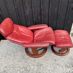 EKORNES エコーネス ストレスレスチェアー オットマン ノルウェー 本革の画像