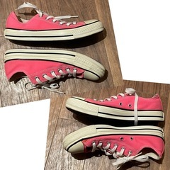 コンバース ピンク スニーカーの画像