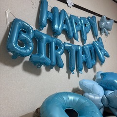 誕生日の風船の画像