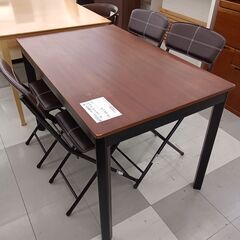 ★リユースのサカイ千葉中央店★  ダイニングテーブルセット  H71×D70×W110 クリーニング済み TC5310の画像