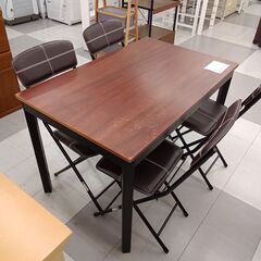 ★リユースのサカイ千葉中央店★  ダイニングテーブルセット  H71×D70×W110 クリーニング済み TC5310の画像