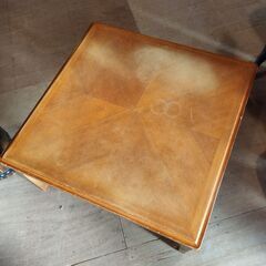 レトロ 木製 ローテーブル ミニテーブル 座卓　/TJ-2469 2Fの画像