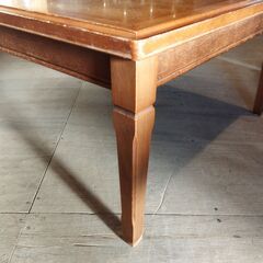 レトロ 木製 ローテーブル ミニテーブル 座卓　/TJ-2469 2Fの画像