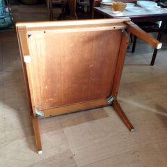 レトロ 木製 ローテーブル ミニテーブル 座卓　/TJ-2469 2Fの画像