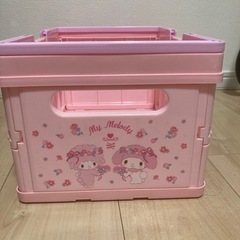 　サンリオキャラクター　マイメロ　ピンク　折りたたみしきの画像