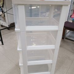 J1774【リユースのサカイ柏店】IRIS OHYAMA　アイリスオーヤマ　4段プラチェスト　クリーニング済　の画像