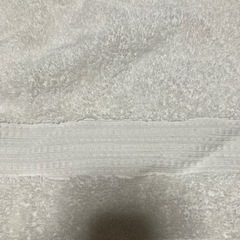 白の大判バスタオルの画像