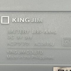 キングジム テプラ ラベルライター SR170AM KING JIM TEPRA 中古カートリッジ付き 印刷確認済み 札幌市手稲区の画像