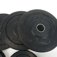 未使用 ダンベル プレート ボディメーカー5KG×2個 追加付属 片手ダンベル付 総重量25Kg BODY MAKER PDNR バーベル ウエイト パンプアップの画像