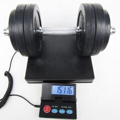 未使用 ダンベル プレート ボディメーカー5KG×2個 追加付属 片手ダンベル付 総重量25Kg BODY MAKER PDNR バーベル ウエイト パンプアップの画像