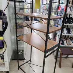 J1775【リユースのサカイ柏店】4段ラック　ブラウン　クリーニング済　の画像