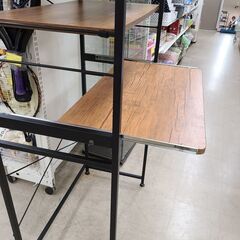 J1775【リユースのサカイ柏店】4段ラック　ブラウン　クリーニング済　の画像