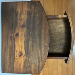 引出付ハーフラウンドテーブルの画像