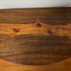 引出付ハーフラウンドテーブルの画像