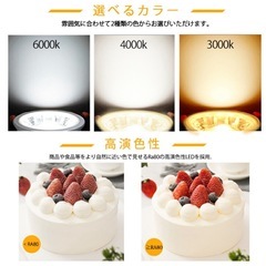 スポットライト LED電球付 4個セット ダクトレール用②の画像