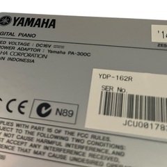 YAMAHA YDP-162R 2014年製 録音機能 88鍵 電子ピアノの画像