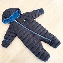 【美品】NIKE ナイキ ベビーダウン ジャンプスーツ カバーオール 80cmの画像