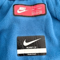 【美品】NIKE ナイキ ベビーダウン ジャンプスーツ カバーオール 80cmの画像