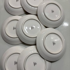 15.5センチ小皿　8枚　中古品　の画像