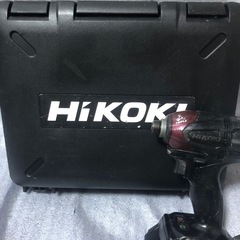 ④ハイコーキ18vインパクトドライバWH18DDL2中古品の画像