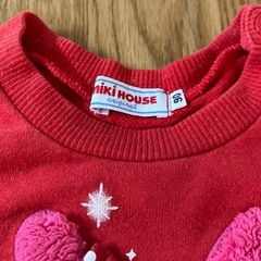 Miki House 赤いトレーナー サイズ90の画像