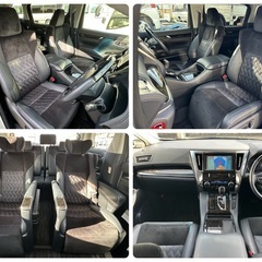 ワンオーナー　極上車　ムーンルーフ　フリップダウンモニター　トヨタ　ヴェルファイアの画像