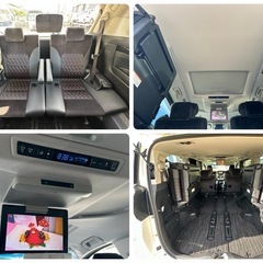 ワンオーナー　極上車　ムーンルーフ　フリップダウンモニター　トヨタ　ヴェルファイアの画像