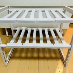 シンク下　伸縮ラックの画像