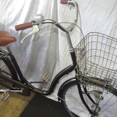 「中古」26インチ/ファミリーサイクル/オートライト/ブラウンの画像
