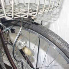 「中古」26インチ/ファミリーサイクル/オートライト/ブラウンの画像