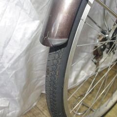 「中古」26インチ/ファミリーサイクル/オートライト/ブラウンの画像