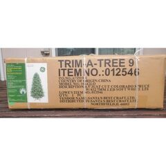 190cmクリスマスツリーとオーナメントの画像