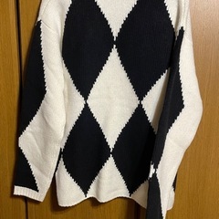 スピック&スパン　ダイヤ柄ニット
の画像
