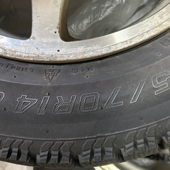 スタッドレスタイヤ　アルミモデューロ　165/70r14 ナンカン　 決まりました　　
バリ目　の画像