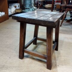 レトロ 木製 飾り台 鉢台 リメイク用にも　/TJ-2653 2Fの画像