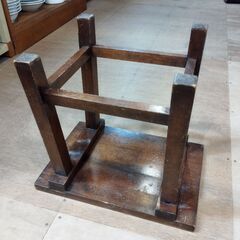 レトロ 木製 飾り台 鉢台 リメイク用にも　/TJ-2653 2Fの画像