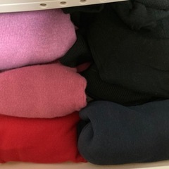 ニット大量の画像